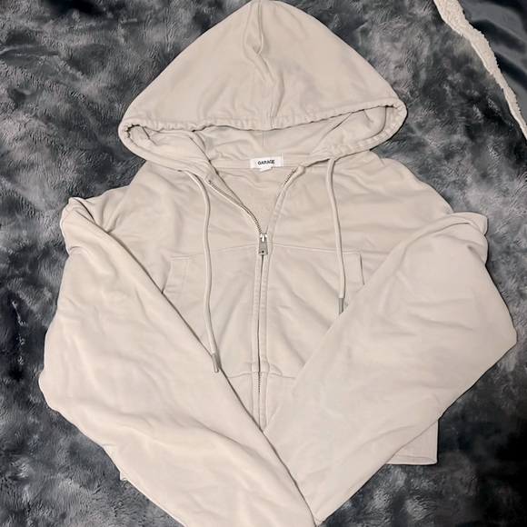 Cropped Zip Up Hoodie from Garage in size Small - Picture 1 of 3